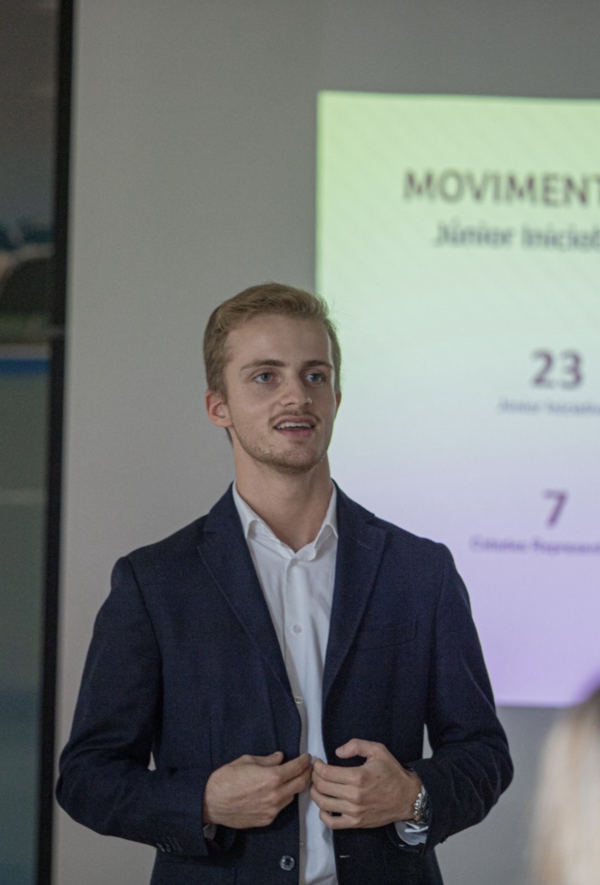 Pedro Cerejeira presenting